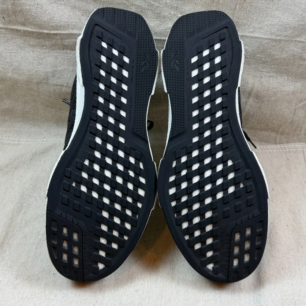 Rebok Work Shoe Fusion Flexweave Composite Toe Black Mens 11 Worn Once